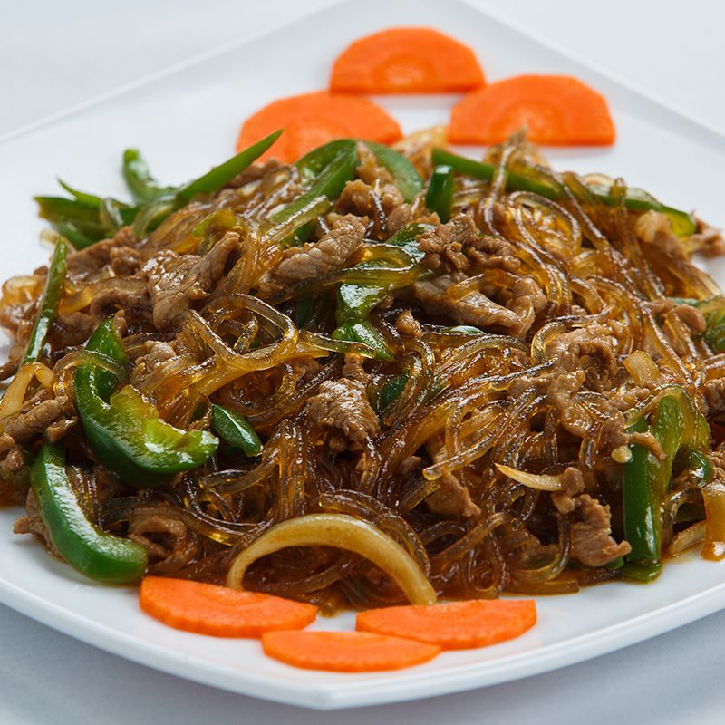 №290 Фунчоза, обжаренная со свининой